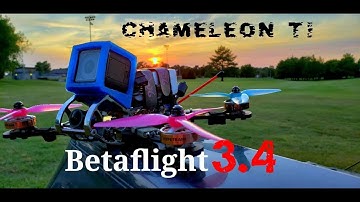 Betaflight 3.4 testflight with Armattan Chameleon Ti