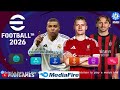 eFootball 2026 PPSSPP  NEW UPDATE FACE CAMERA PS5 ANDROID OFFILINE