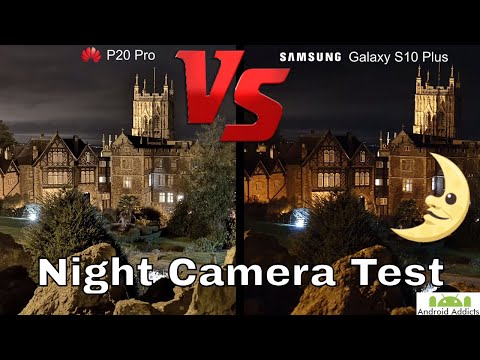 Huawei P20 Pro vs Samsung Galaxy S10 Plus Night Time Camera Test - Night Photography