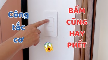 Công tắc thông minh Tuya nút bấm cơ