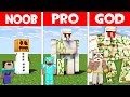 IRON GOLEM EVOLUTION in MINECRAFT! Minecraft - NOOB vs PRO vs GOD