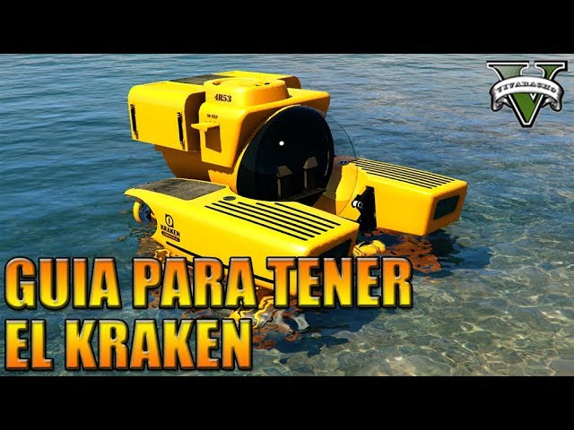 Cómo conseguir el submarino Kraken de GTA 5 gratis, superando el desafío de  fotografía salvaje - Grand Theft Auto V - 3DJuegos