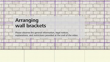 Rainscreen cladding facade sub-construction - Arranging wall brackets