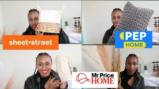 Collective Homeware haul ft Pep Home, Sheet Street and Mr Price Home\/\/South African Youtuber