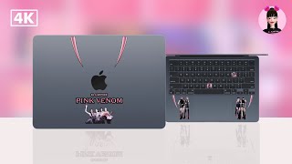 Unboxing Macbook Air 2022 Pink Venom Theme | DIY