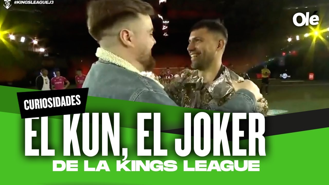¡El Kun Agüero era el Joker de la Kings League! - YouTube