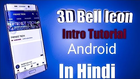 How to Make 3D Subscribe and Bell icon Intro Full Tutorial 2018