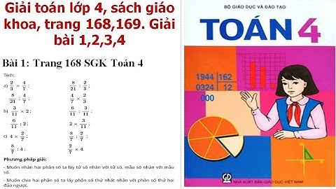 Giải sách toán lớp 4 trang 168 169