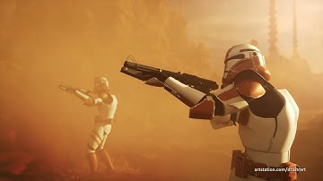 UE5 Star Wars Clone Trooper Animation