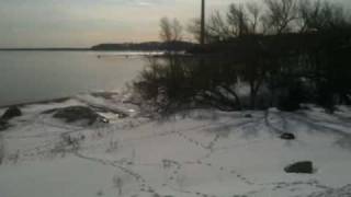 Gretchen and Ron walk, while waiting for the Jack Pine 30 finshers