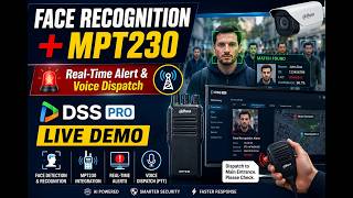Dahua MPT230  Face Detection + Face Recognition + DSS Pro | Complete Integration & Live Demo Profile