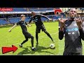 CAN I NUTMEG USAIN BOLT !? (FOOTBALL CHALLENGES vs LEGENDS)