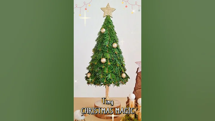 🎄 DIY Mini Christmas Tree | Cute & Easy 🎄