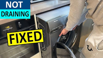 Hisense Washing Machine not Draining Water - Fixed