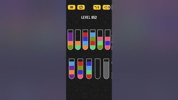 Water Sort Puzzle Level 852 Walkthrough Solution Android/iOS 💦