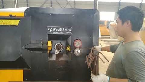Develop No.4 automatic rebar bending machine