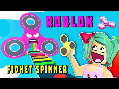 УБЕГАЕМ ОТ ФИДЖЕТА СПИННЕРА!/ ROBLOX FIDGET SPINNER.