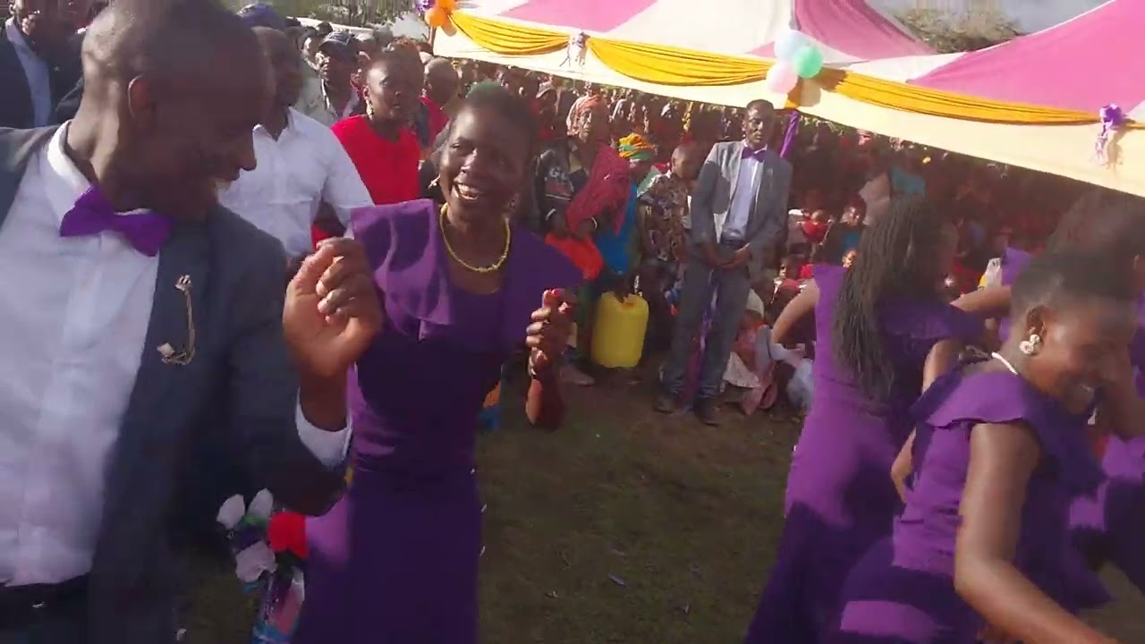 Mercy weds Abzalom at Rongena Full Gospel Church- Mulot Narok County.