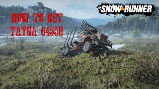 Snowrunner How To unlock / Get The New Tayga 6455B Phase 6 Maine USA  Truck Lots Of Supplies Needed!