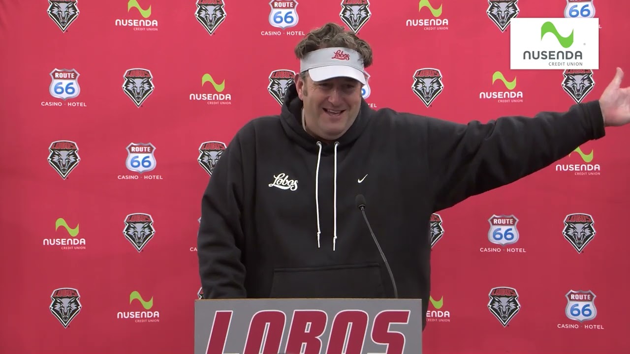 Lobo Football vs San Diego State Postgame: Jason Eck (11/28/25)