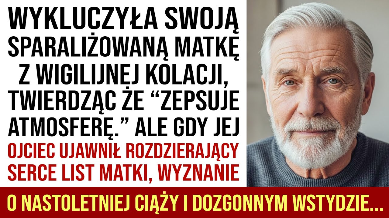 Moja Córka Wykluczyła SPARALIŻOWANĄ Matkę Z Wigilii. Prawda Wyszła Na Jaw Przez 7-latka...