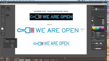 Neon Flex Tutorials: How to create a CNC cutting file in Adobe Illustrator