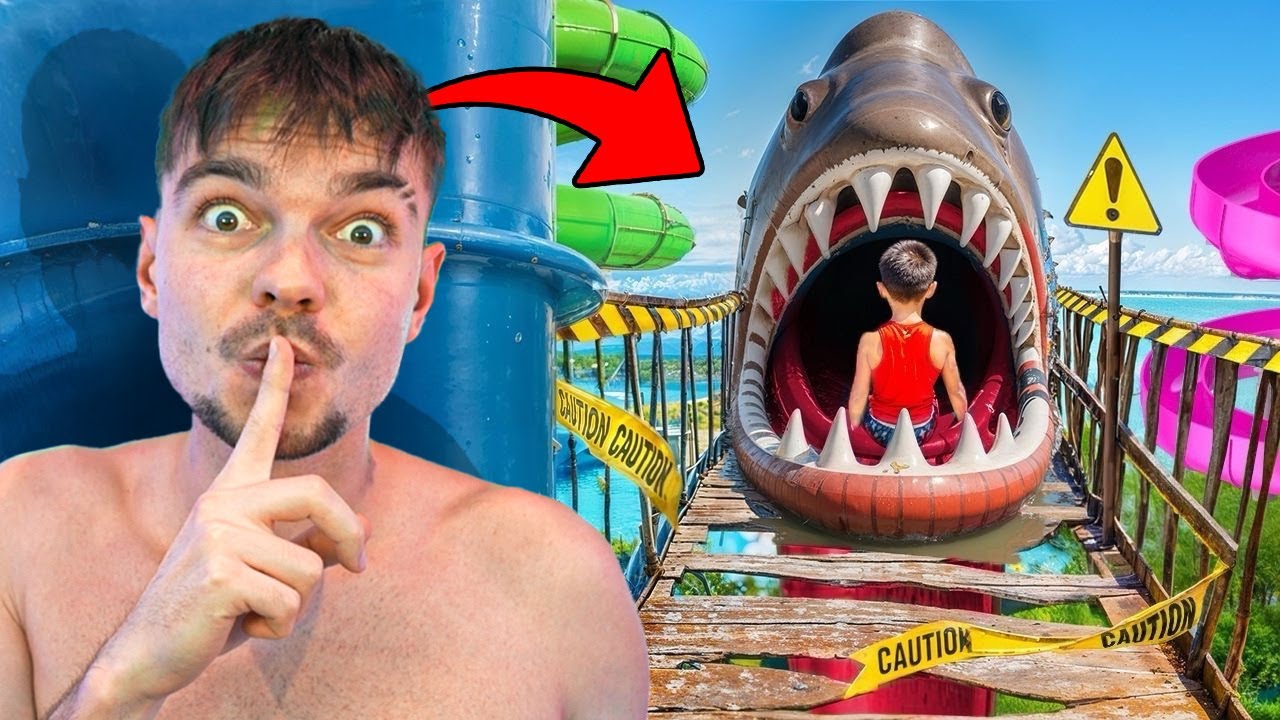 ZBUDOWAŁEM NAJNIEBEZPIECZNIEJSZĄ ZJEŻDŻALNIĘ w MOIM PARKU WODNYM!