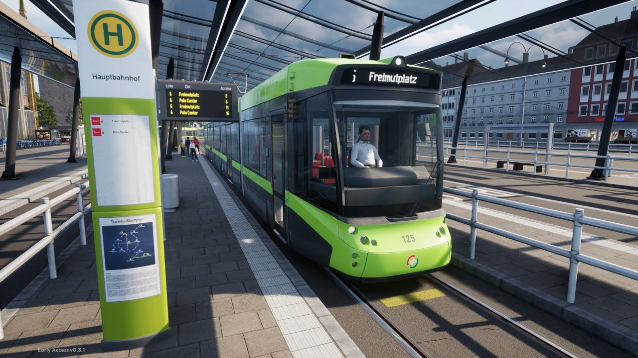 City Transport Simulator: Tram 🚊 [#006] Linie 6 Richtung Freimutplatz