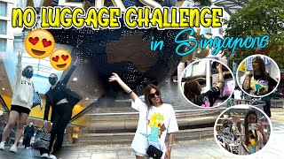 NO LUGGAGE CHALLENGE IN SINGAPORE | ZEINAB HARAKE