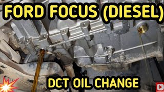2011 Ford Focus LW (Turbo Diesel) DCT Transmission Fluid Change.