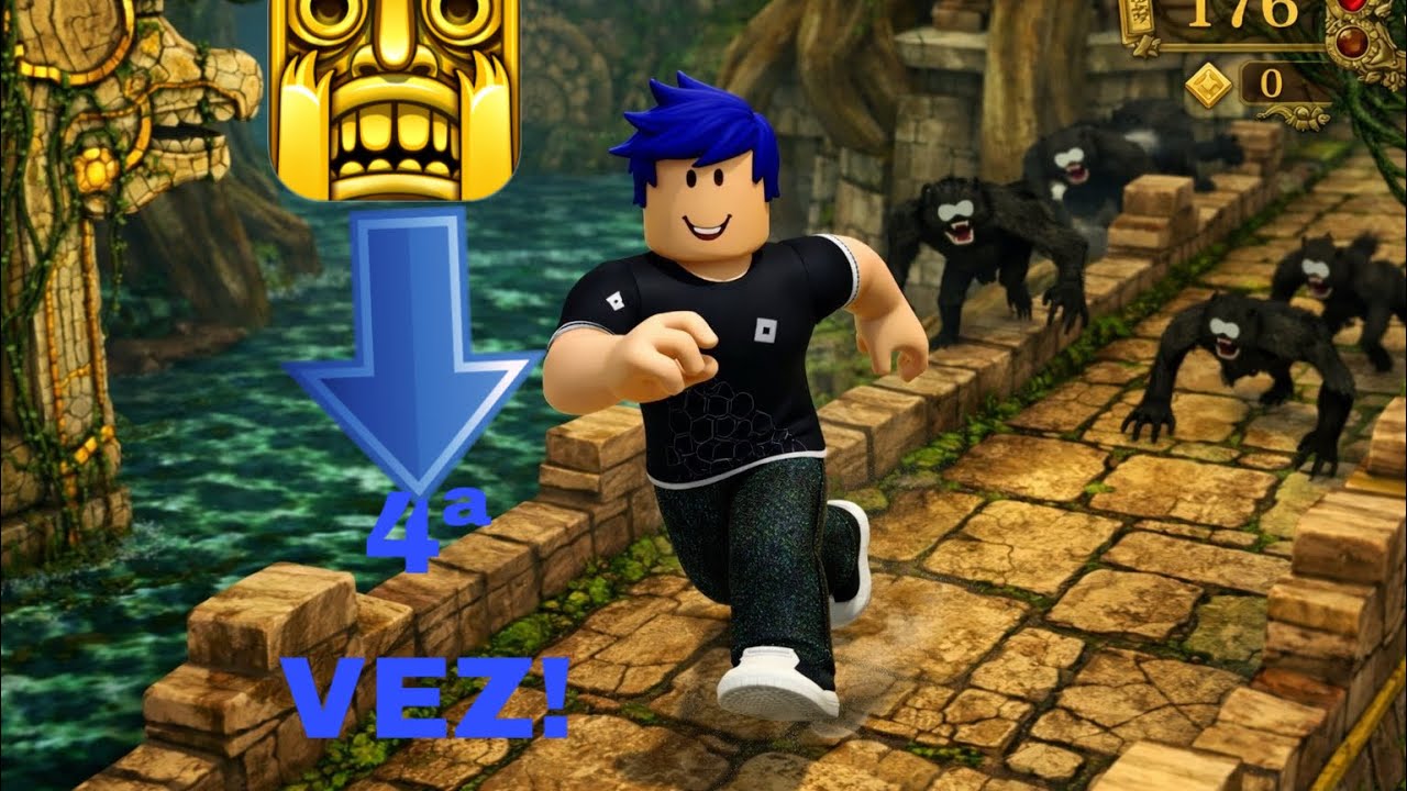 JOGUEI TEMPLE run pela QUARTA VEZ!