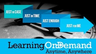 Bite-Size Learning And Learning On Demand