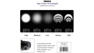 High Power Simon Cree LED Flashlight T6 Pro screenshot 5