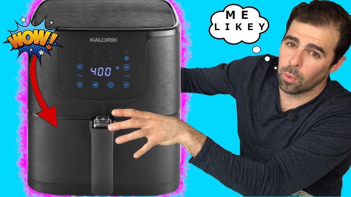 See the Difference w/Kalorik® NEW! 5Qt Touchscreen Air Fryer w/Window