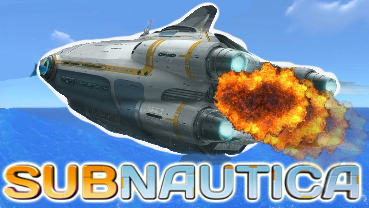 Big Ship Explosion Subnautica! YouTube