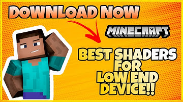 Best Minecraft PE Shaders For Low End Devices in Hindi 2021 (MCPE Shaders No Lag)