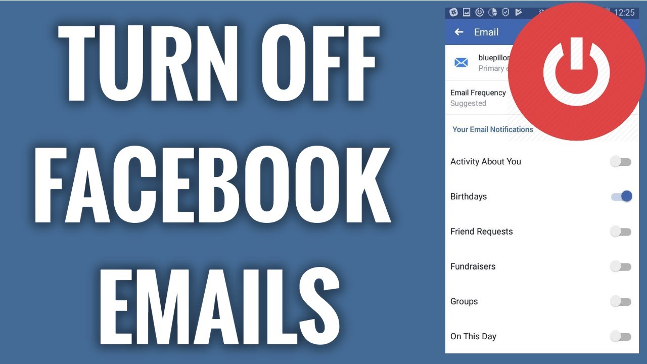 How To Stop Receiving Email Notifications From Facebook In 2024 YouTube
