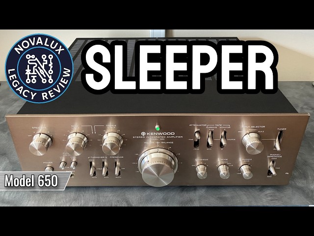 Kenwood Model 650 (Supreme) Stereo Integrated Amplifier - YouTube