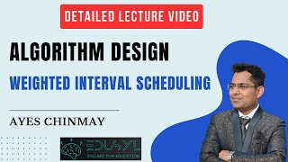 Algorithm Design | Dynamic Programming | Weighted Interval Scheduling #algorithm #algorithmdesign