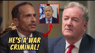 Qatar Leader STUNS Piers Morgan by Calling Netanyahu a War Criminal!