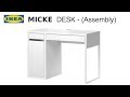 Ikea Micke desk - Unbox and Assembly