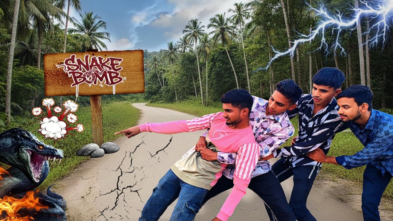 Snake bomb | Crazy result | the dangal boys 