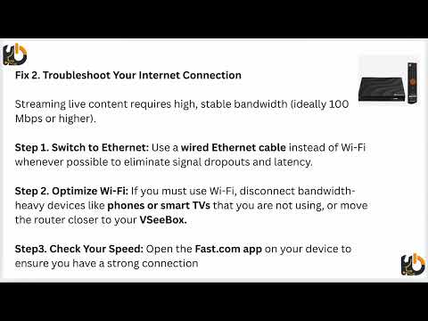 How to Fix VSeeBox V3 Plus Keeps Buffering or Freezing - Speed Up Streaming Performance