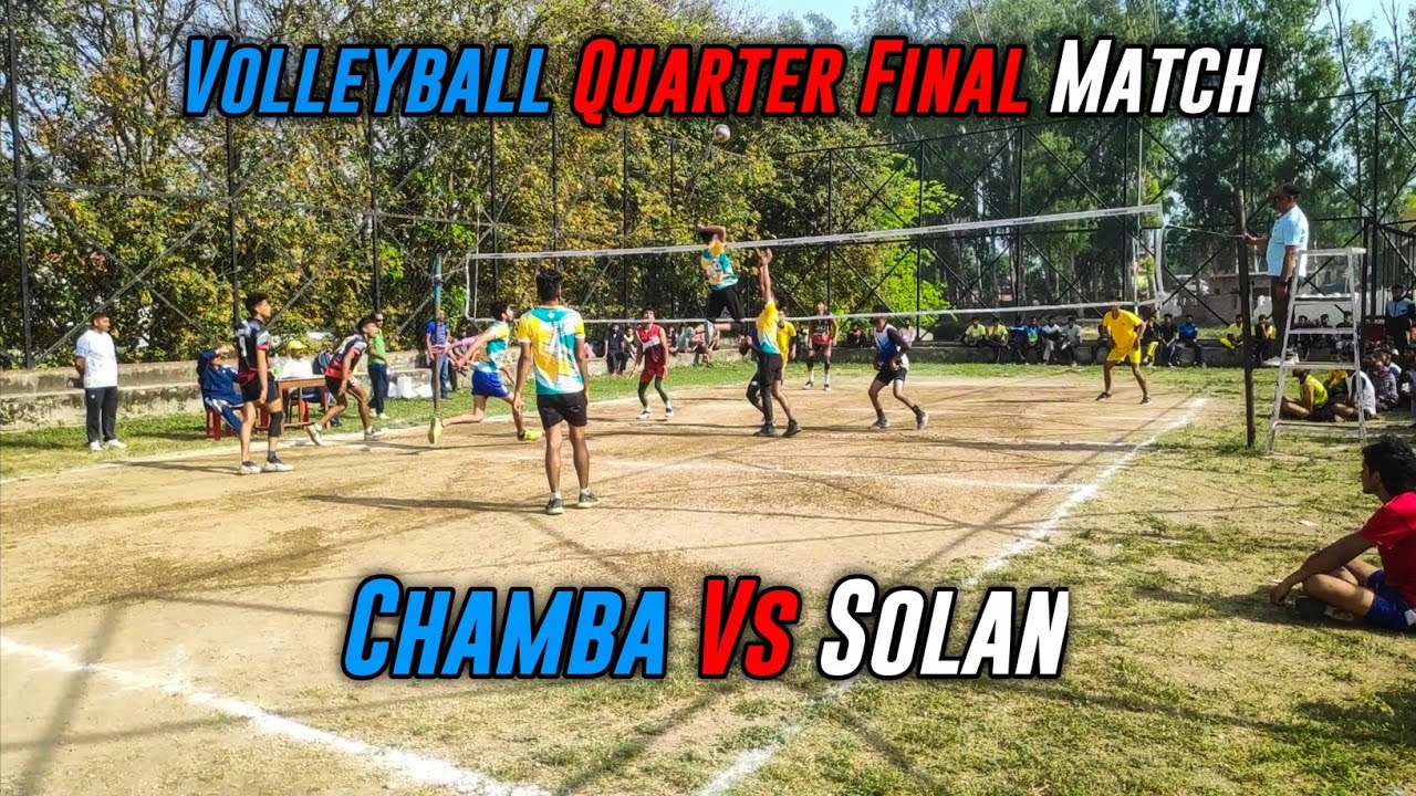Volleyball Quarter Final Match Chamba Vs Solan ITI State Level ...