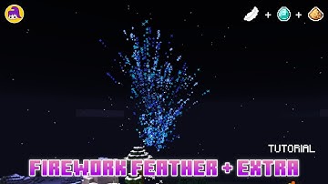 How to craft Extra Firework with Feather - Minecraft mini tutorial