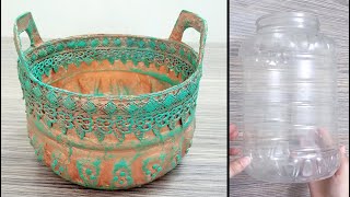 How to make basket - DIY Basket - Plastic Bottle - Recycle