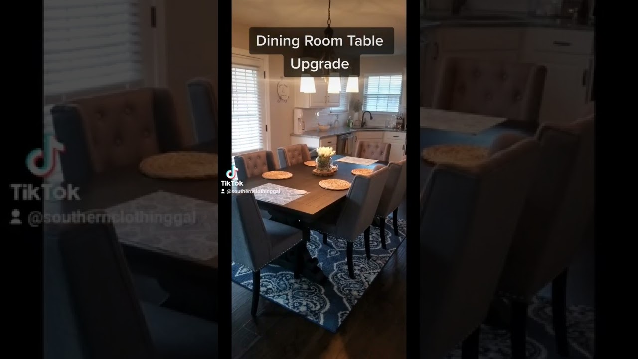 Dining Room Table Upgrade