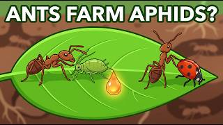 Why Ants Farm Aphids 🐜🍯 | The Honeydew Dairy Farm Explained Why Do Ants Farm Aphids Surprising Science