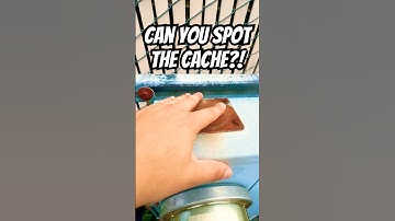 Where do you think this cache is hidden? Can you spot the hidden Geocache? 👀