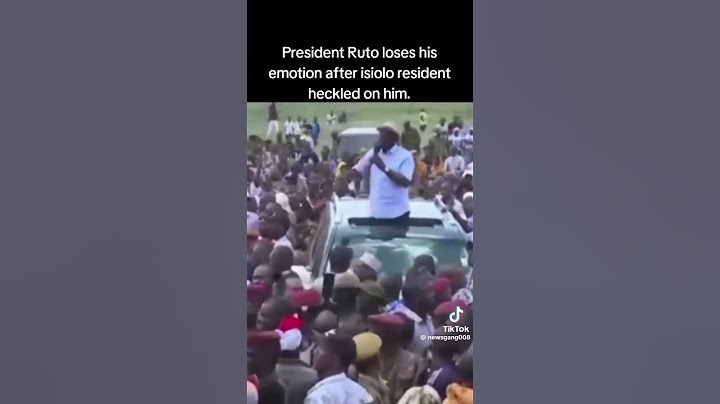 RUTO LOSES HIS TEMPER AFTER ISIOLO RESIDENT HECKLED HIM #uhurukenyatta #railaodinga #gachagua #ruto